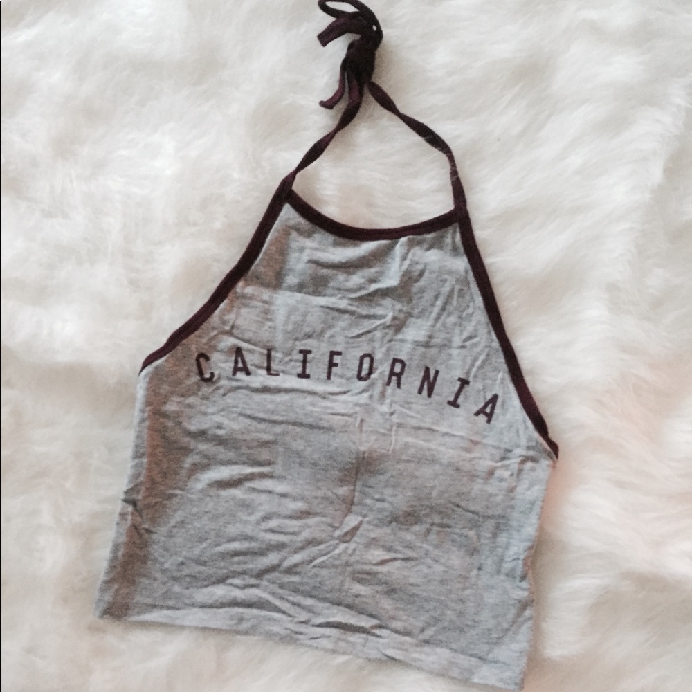 Halter and crop top